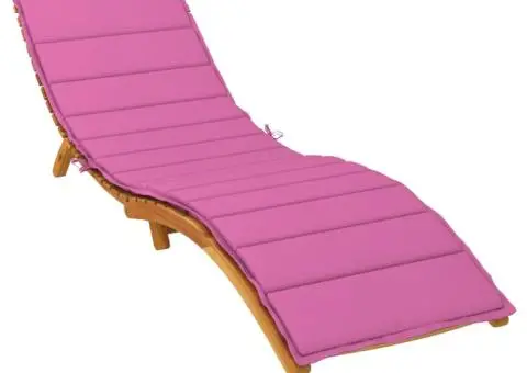 Pernă pentru șezlonguri, roz, material Oxford - 3/5