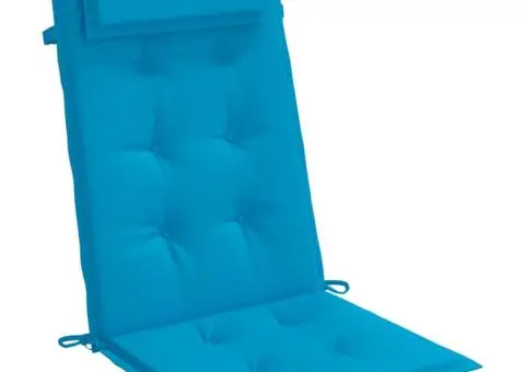 Perne de scaun cu spătar înalt, 4 buc, bleu, țesătură Oxford - 5/5