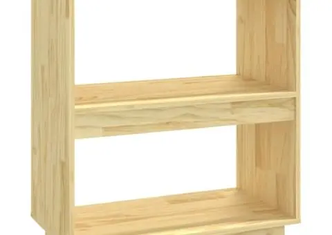 Bibliotecă, 60x35x71 cm, lemn masiv de pin - 2/5