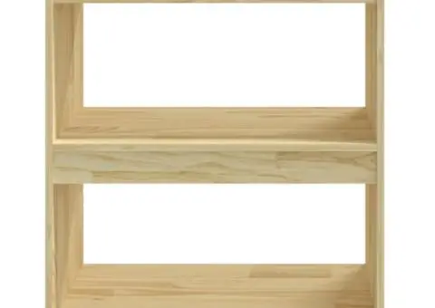 Bibliotecă, 60x35x71 cm, lemn masiv de pin - 3/5