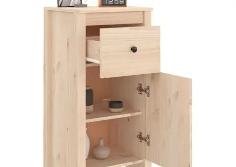 Servante, 2 buc., 40x35x80 cm, lemn masiv de pin - 4/5