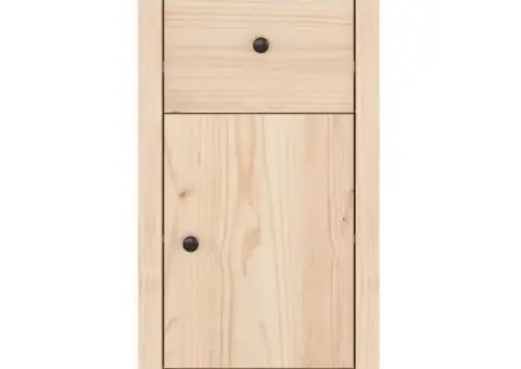 Servante, 2 buc., 40x35x80 cm, lemn masiv de pin - 5/5