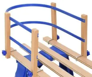 vidaXL Spătar pentru sanie, albastru, placaj