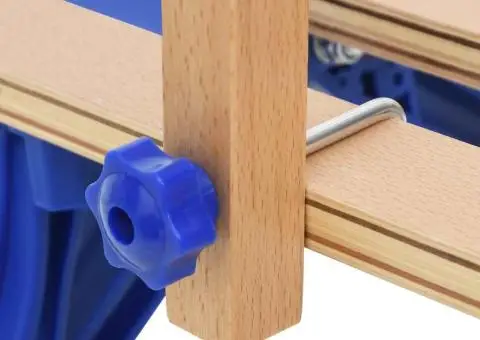 Spătar pentru sanie, albastru, placaj - 4/5