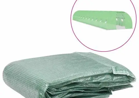 Copertină rezervă pentru seră (54 m²), verde, 300x1800x200 cm - 1/5