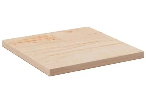 Blat de masă, 40x40x2,5 cm, lemn masiv de pin, pătrat - 1/5