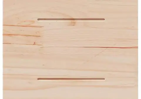 Blat de masă, 40x40x2,5 cm, lemn masiv de pin, pătrat - 4/5