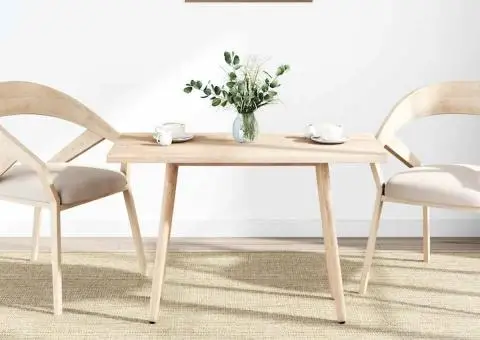 Blat de masă, 110x60x2,5 cm, lemn masiv de pin, dreptunghiular - 2/5