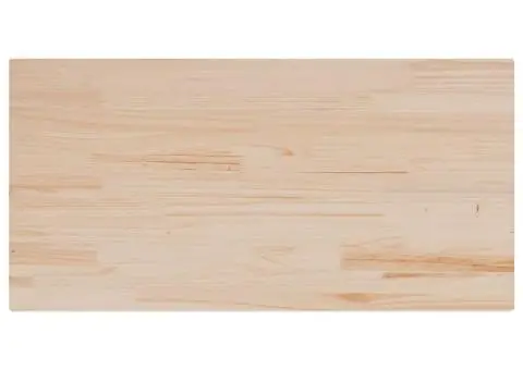 Blat de masă, 110x60x2,5 cm, lemn masiv de pin, dreptunghiular - 5/5