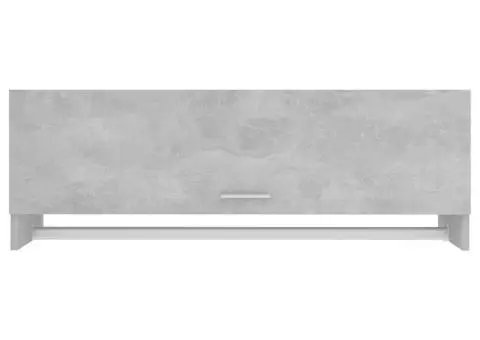 Șifonier, gri beton, 100x32,5x35 cm, PAL - 3/5
