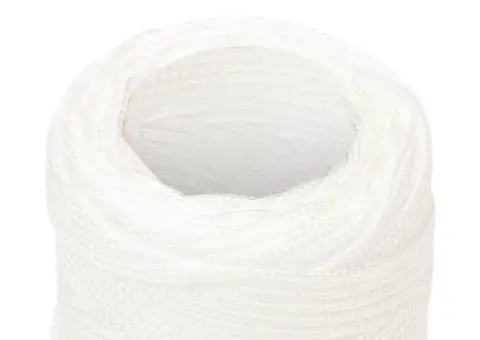 Frânghie de barcă, alb complet, 2 mm, 100 m, polipropilenă - 4/5