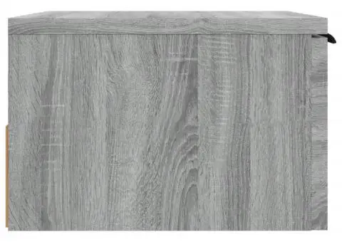 Noptieră de perete, gri sonoma, 34x30x20 cm - 4/5