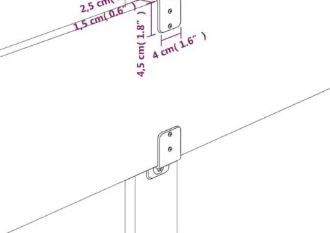 Tăblii de pat, 2 buc, verde închis, 90x5x78/88 cm, catifea - 5/5