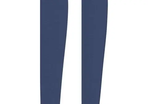 Tăblie de pat cu aripioare, albastru, 183x23x118/128 cm, textil - 4/5