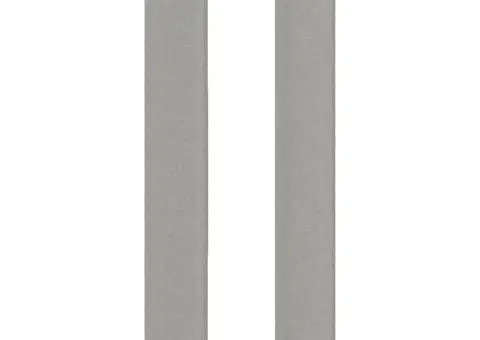 Tăblie de pat cu aripioare gri deschis 83x16x118/128 cm textil - 4/5