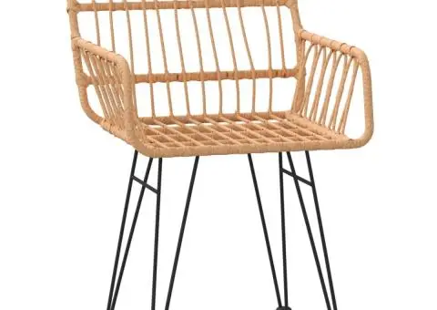 Set mobilier de grădină, 5 piese, poliratan - 5/5