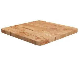 vidaXL Blat masă pătrat maro deschis 40x40x2,5cm lemn stejar tratat