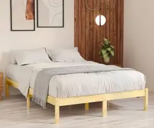 vidaXL Cadru de pat, 160x200 cm, lemn masiv de pin