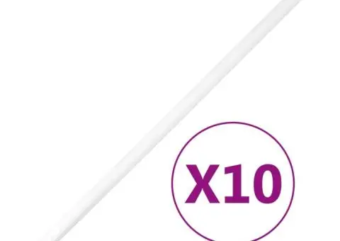 Șine de cabluri cu cleme, Ø25 mm, 10 m, PVC - 1/5