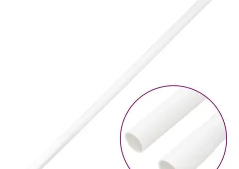 Șine de cabluri cu cleme, Ø25 mm, 10 m, PVC - 3/5