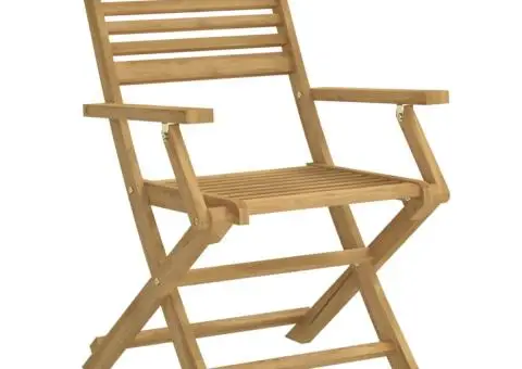 Set mobilier de grădină, 7 piese, lemn masiv de acacia - 4/5