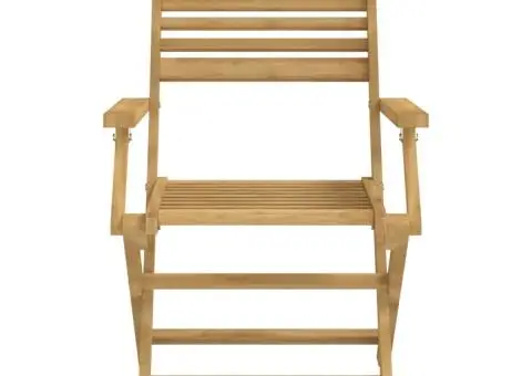 Set mobilier de grădină, 7 piese, lemn masiv de acacia - 5/5