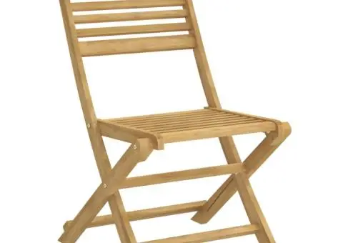 Set mobilier de grădină, 5 piese, lemn masiv de acacia - 4/5