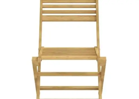 Set mobilier de grădină, 5 piese, lemn masiv de acacia - 5/5