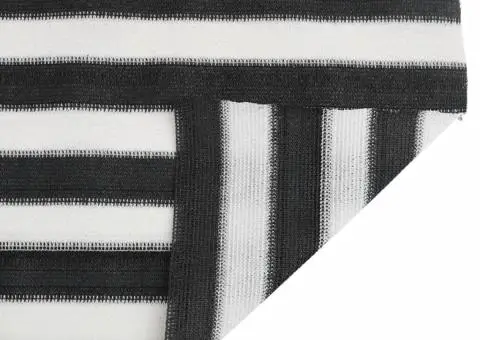 Plasă protecție intimitate antracit/alb 1,5x10 m HDPE 150 g/m² - 4/5