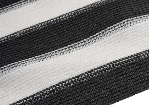 Plasă protecție intimitate antracit/alb 1,5x10 m HDPE 150 g/m² - 5/5