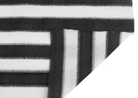 Plasă protecție intimitate antracit/alb 1,5x25 m HDPE 195 g/m² - 4/5