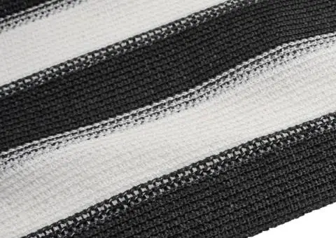 Plasă protecție intimitate antracit/alb 1,5x25 m HDPE 195 g/m² - 5/5