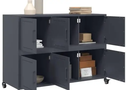 Dulap, antracit, 100,5x39x72 cm, oțel - 5/5