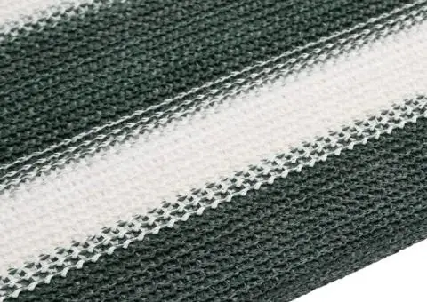 Plasă protecție intimitate, verde/alb, 1,2x25 m, HDPE, 75 g/m² - 5/5