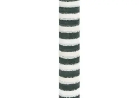 Plasă protecție intimitate, verde/alb, 1,8x50 m, HDPE, 75 g/m² - 1/5