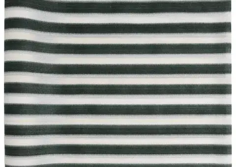 Plasă protecție intimitate, verde/alb, 1,8x50 m, HDPE, 75 g/m² - 2/5