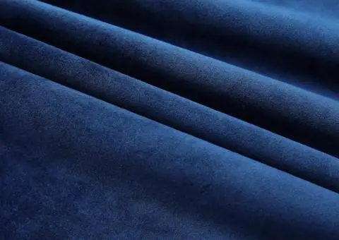 Draperii opace 2 buc. albastru închis 140x175cm catifea cârlige - 3/5