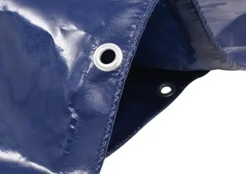 Prelată, albastru, 2,5 x 3,5 m, 650 g/m² - 2/5