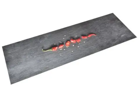 Covoraș bucătărie, lavabil, imprimeu ardei, 60x300 cm - 2/5