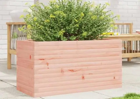 Jardinieră de grădină, 90x40x46 cm, lemn masiv Douglas - 3/5