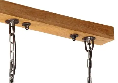 Lampă suspendată 25 W, roșu uzat, 85x28x109 cm, E27 - 5/5