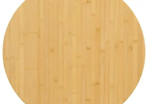 Blat de masă, Ø90x4 cm, bambus - 1/4