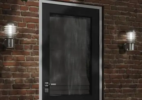 Corp de iluminat exterior de perete, argintiu, oțel inoxidabil - 1/5