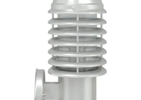 Corp de iluminat exterior de perete, argintiu, oțel inoxidabil - 5/5