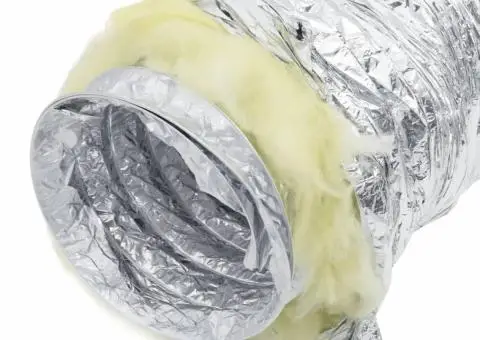 Conductă de ventilație izolată, 6 m, Ø10 cm, aluminiu - 5/5