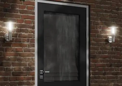 Corp de iluminat exterior de perete, argintiu, oțel inoxidabil - 1/5