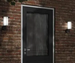 vidaXL Lampă exterioară de perete, negru, oțel inoxidabil