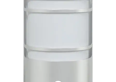 Lămpi exterioare de perete cu senzor 2 buc. argintiu, oțel inox - 4/5