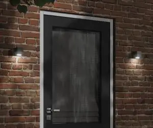 vidaXL Lampă exterioară de perete, negru, aluminiu turnat sub presiune