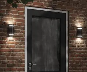 vidaXL Lampă exterioară de perete, negru, aluminiu turnat sub presiune